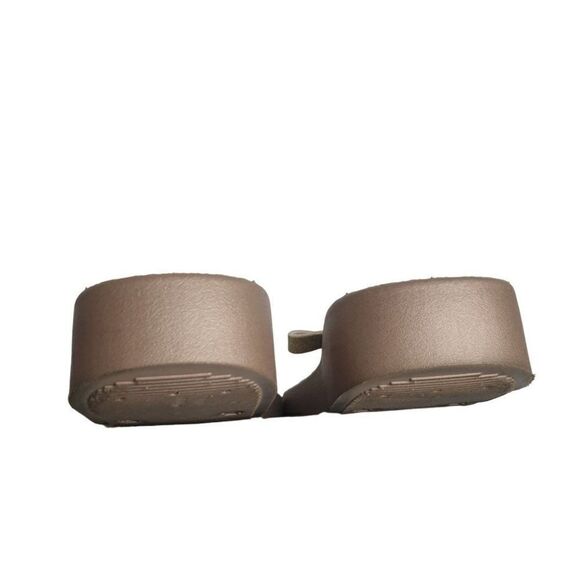 Women's Gold Flip-Flops 11 Toe Post Platform Rose Gold Summer Sandals Sz 11 NWOT - Picture 7 of 9